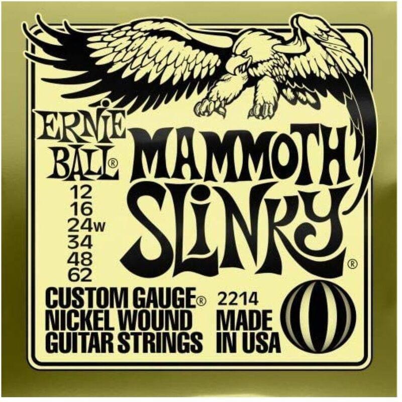 Ernie Ball 2214 Mammoth Slinky Electric Guitar Strings - Nickel Wound (12-62 Gauge), , large image number 2