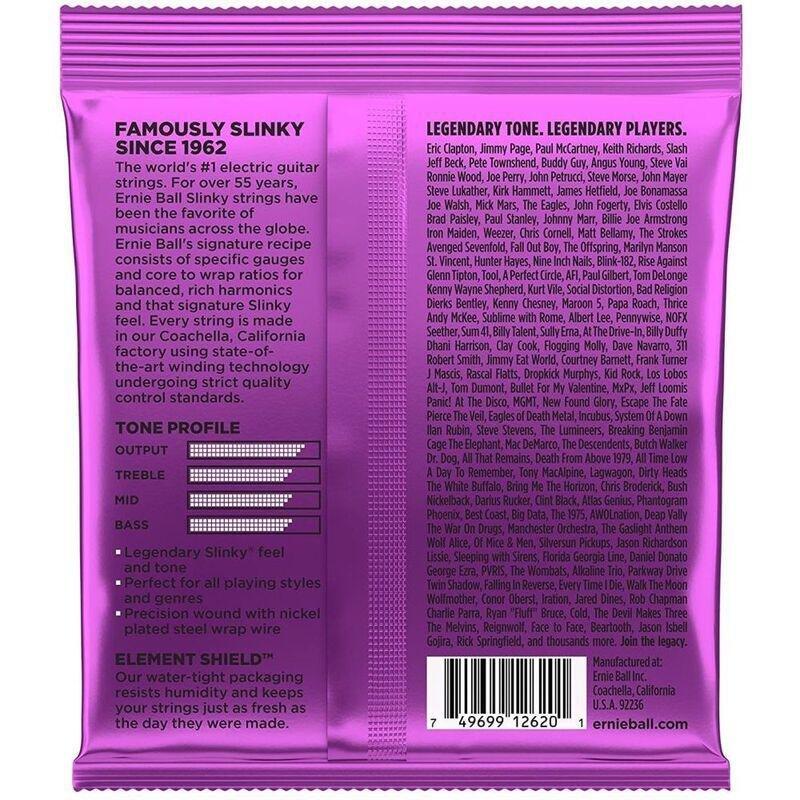Ernie Ball 2620 Power Slinky 7-Strings Electric Guitar Strings - Nickel Wound (11-58 Gauge), , large image number 1
