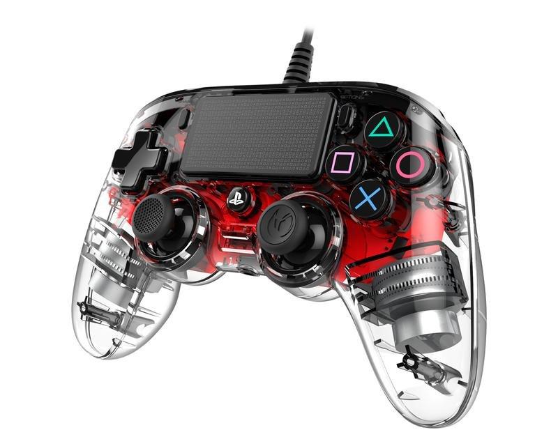 Nacon Wired Compact Controller Red for PS4, , large image number 0