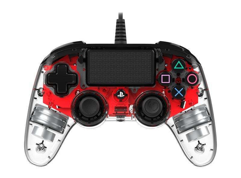 Nacon Wired Compact Controller Red for PS4, , large image number 1