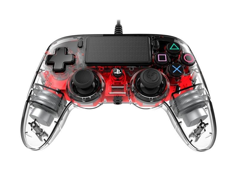 Nacon Wired Compact Controller Red for PS4, , large image number 2