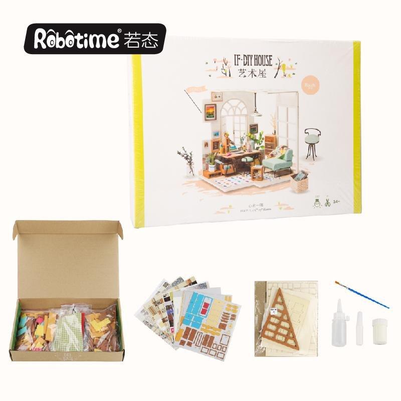 Robotime DIY Mini Dollhouse Happy Camper, , large image number 1