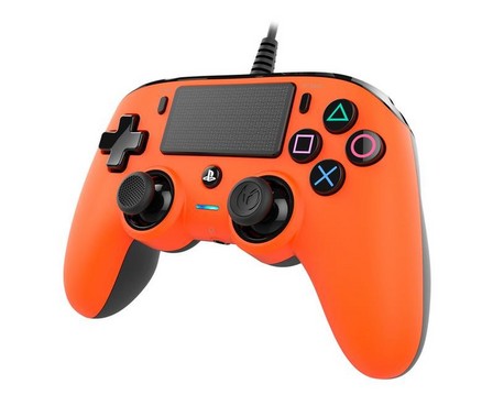 NACON - Nacon Wired Compact Controller Orange for PS4