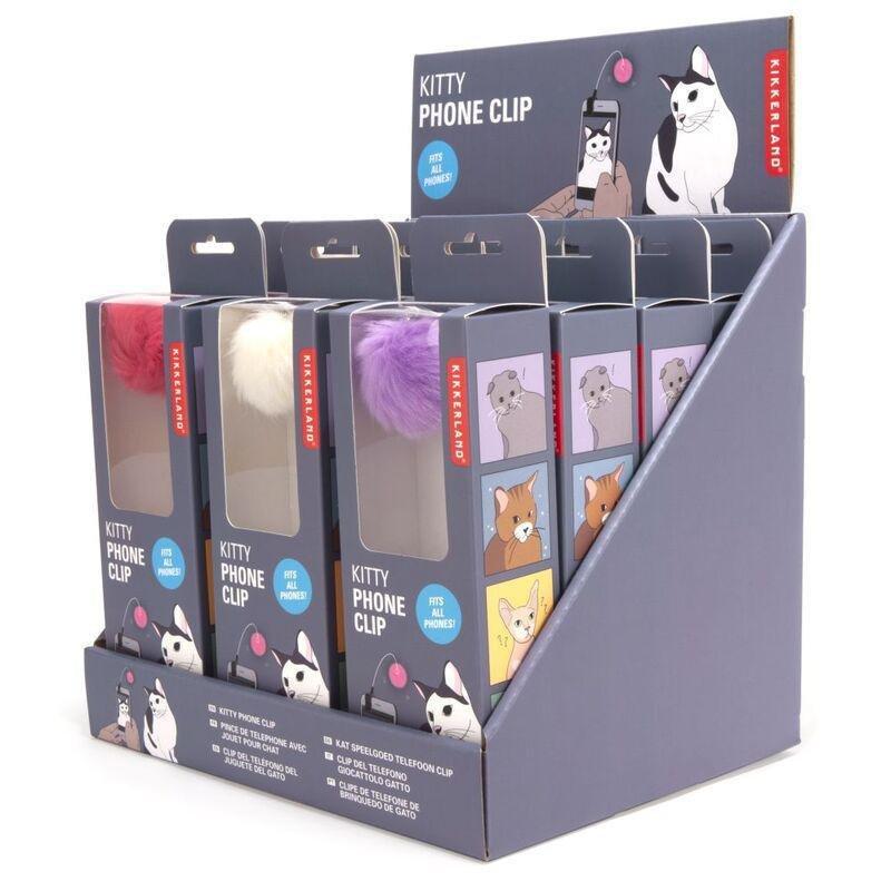 Kikkerland Kitty Phone Clip (Assorted Designs - Includes 1), , large image number 4