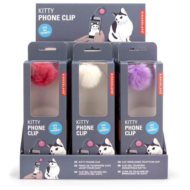 Kikkerland Kitty Phone Clip (Assorted Designs - Includes 1), , large image number 5