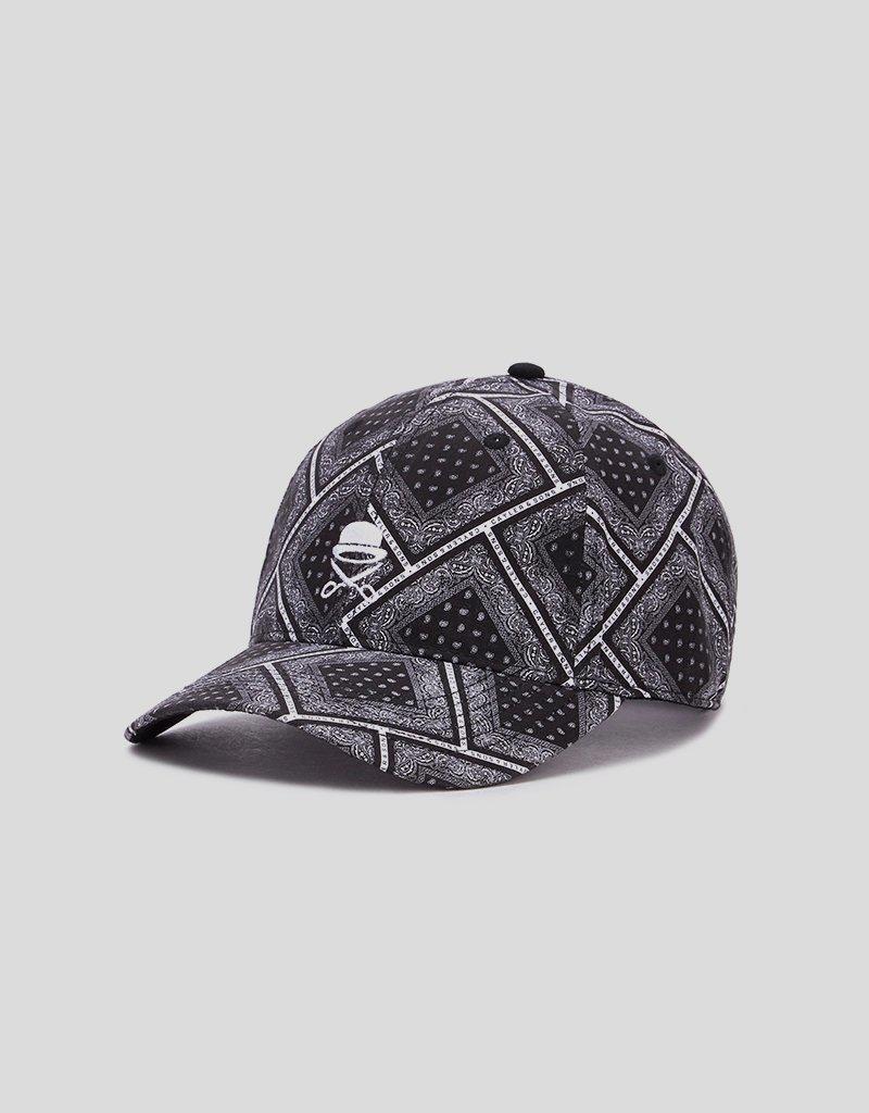 Cayler & Sons WL Bandanarama Curved Black/White Cap, , large image number 0