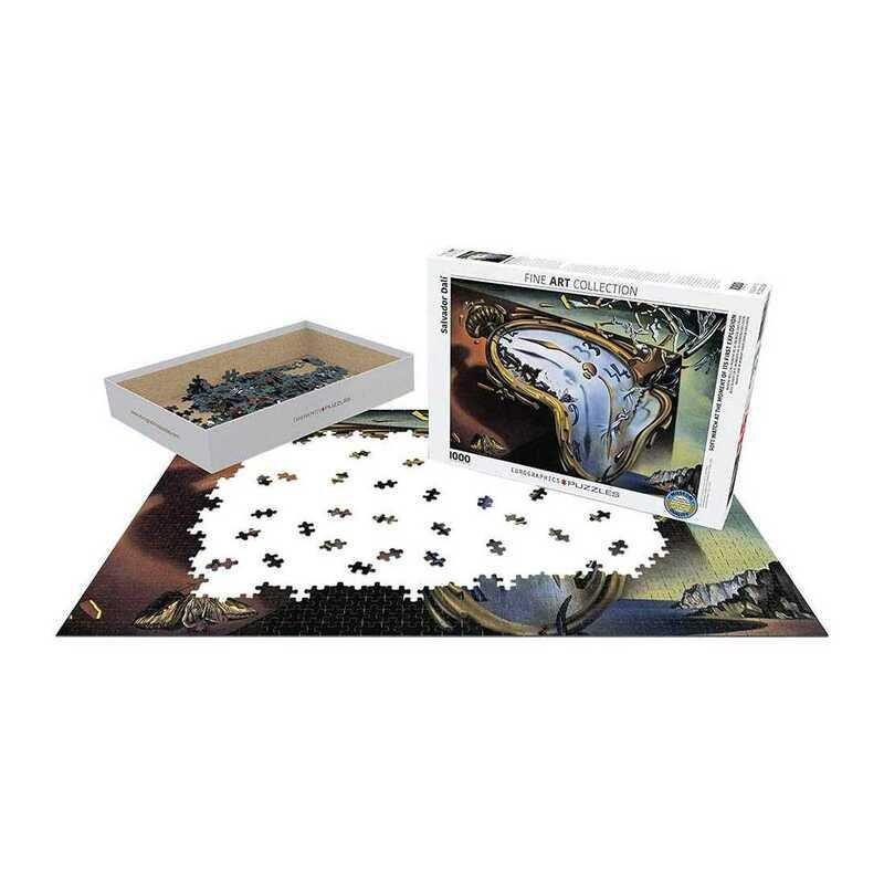 Eurographics Soft Watch At Moment of First Explosion by Salvador Dali Jigsaw Puzzle (1000 Pieces), , large image number 0