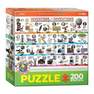 EUROGRAPHICS - Eurographics Inventors and Their Inventions Kids Jigsaw Puzzle (200 Pieces)