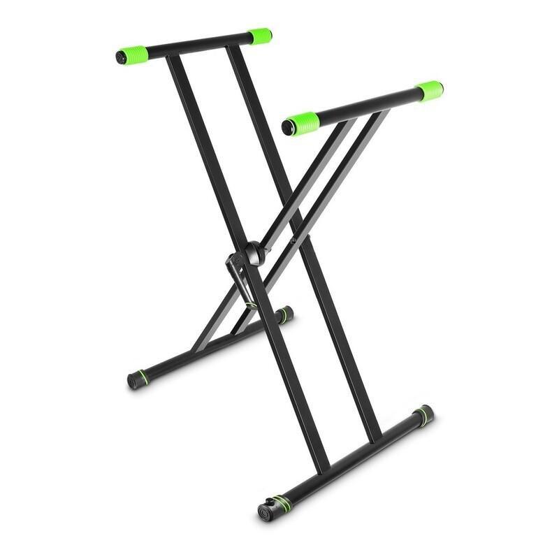 Gravity KSX2 Keyboard Stand X-Form Black (Double), , large image number 0
