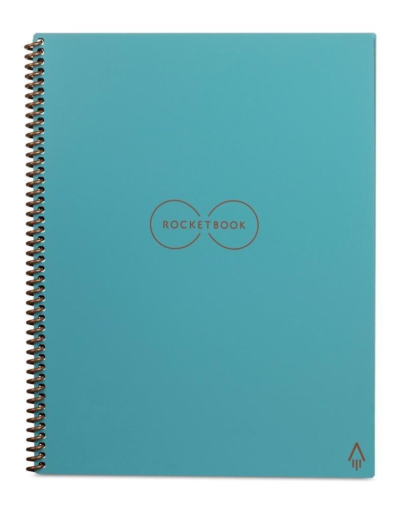 Rocketbook Everlast Executive Dot Grid Reusable Smart Notebook - Light Blue (6 x 8.8 Inch), , large image number 0