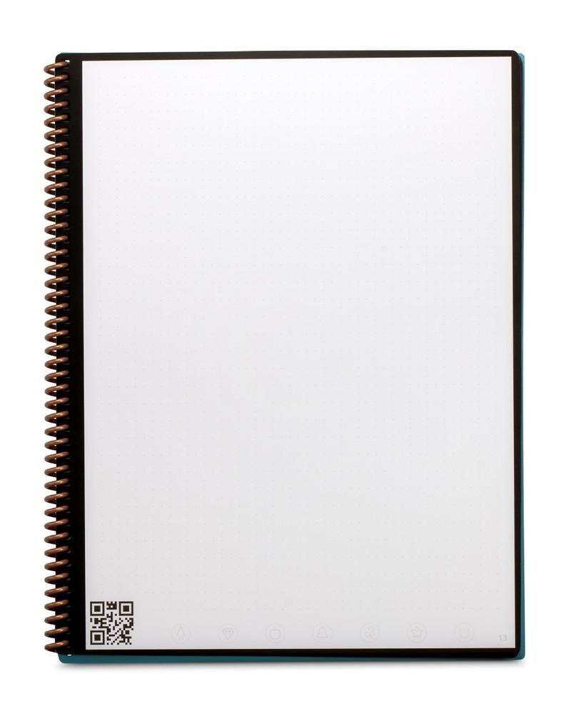 Rocketbook Everlast Executive Dot Grid Reusable Smart Notebook - Light Blue (6 x 8.8 Inch), , large image number 2