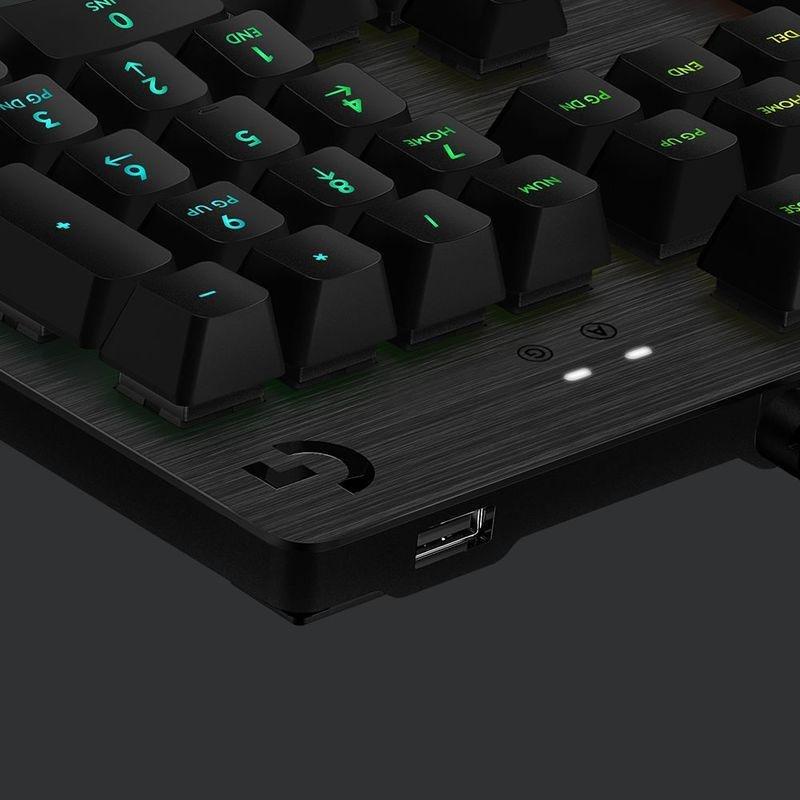 Logitech G G512 RGB Mechanical Gaming Keyboard GX Blue USB Passthrough, , large image number 1