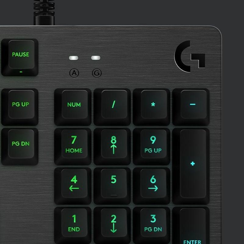 Logitech G G512 RGB Mechanical Gaming Keyboard GX Blue USB Passthrough, , large image number 2