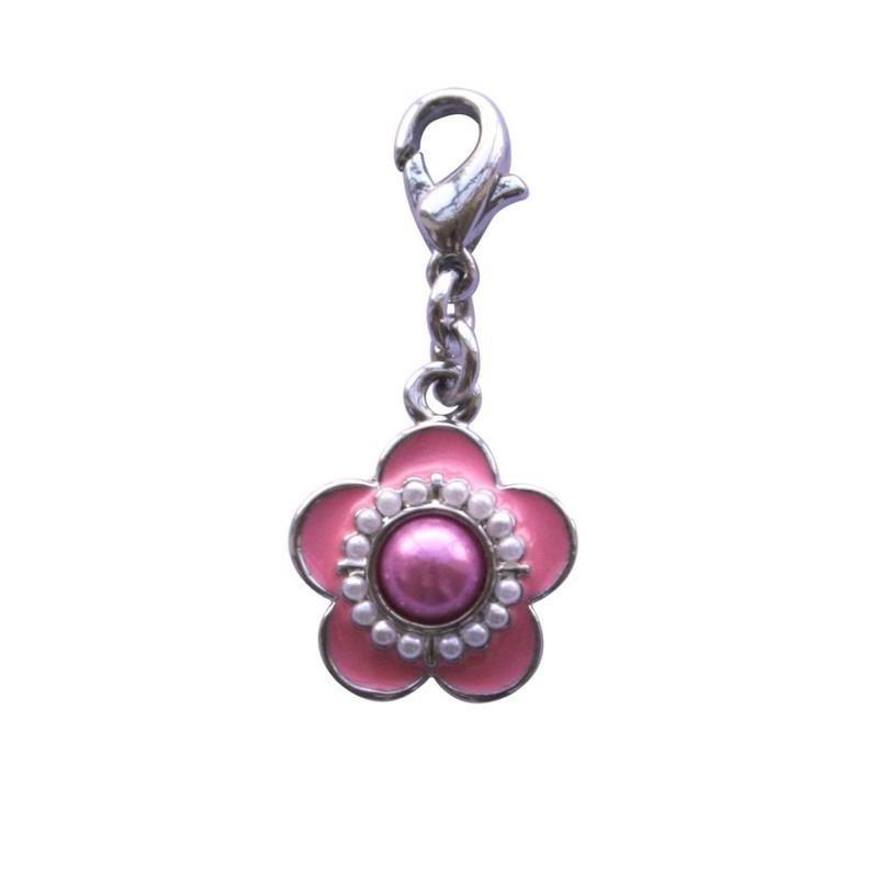 Bombay Duck Pink Daisy Charm, , large image number 0