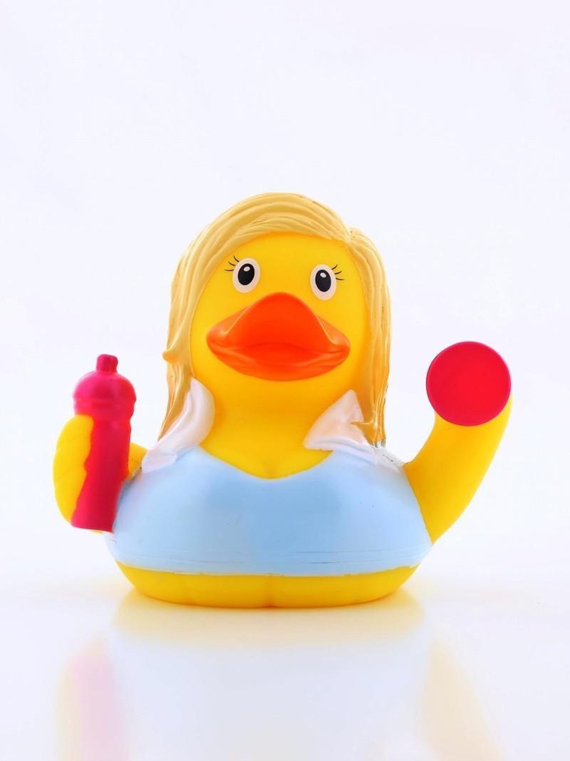 Lilalu Fitness Girl Rubber Duck, , large image number 0