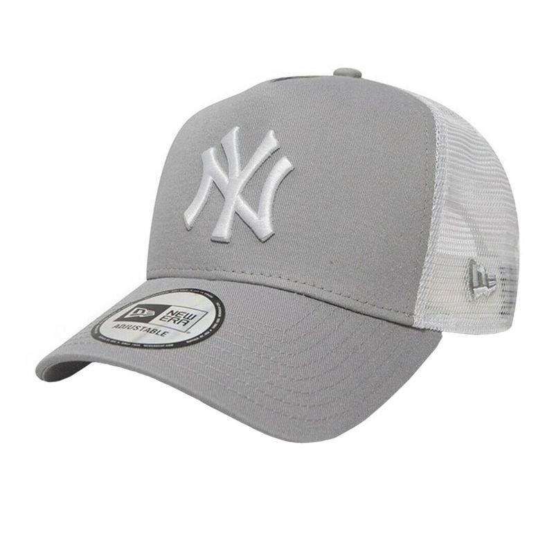 New Era Mlb Clean Trucker 2 Ny Yankees Gray/White Men's cap Os, , medium