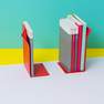 BLOCK - Block Page Book Ends Red