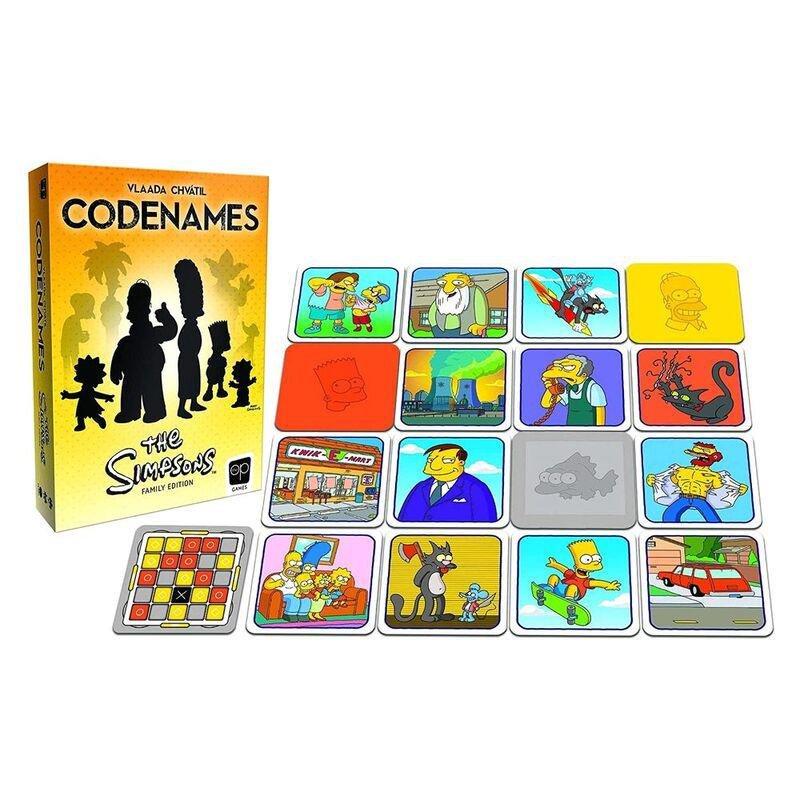 USAopoly Codenames the Simpsons Board Game, , large image number 1