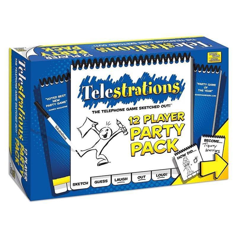 USAopoly Telestrations The Original 12 Player Party Pack Board Game, , large image number 0
