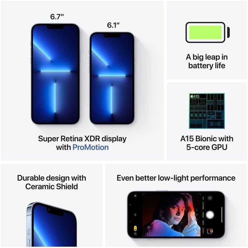 Apple iPhone 13 Pro 256GB Sierra Blue, , large image number 1