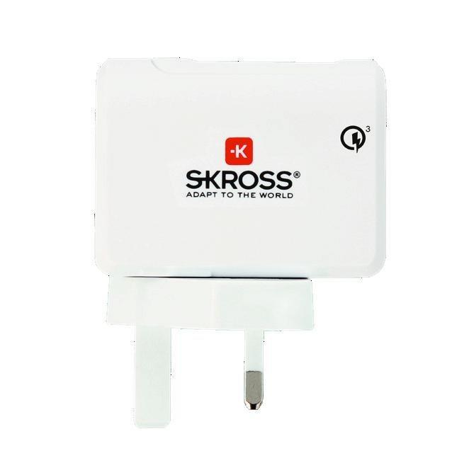 Skross UK USB Charger QC 3.0 White, , large image number 2