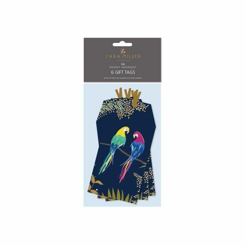 Penny Kennedy Sara Miller Parrot Tag Pack 6's, , large image number 0