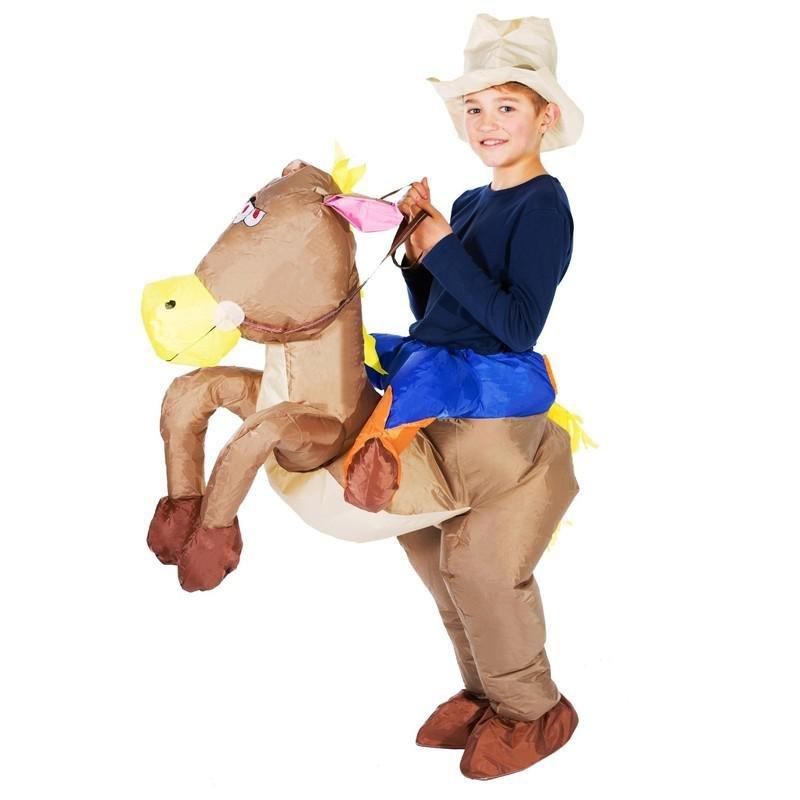 Bodysocks Inflatable Cowboy Costume for Kids, , large image number 0