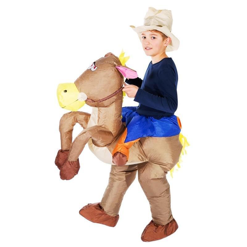 Bodysocks Inflatable Cowboy Costume for Kids, , large image number 2