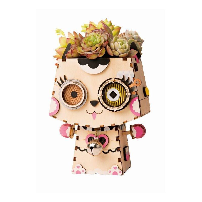 Robotime Rolife Pot DIY Kitty Flower Pot DIY Kit, , large image number 0
