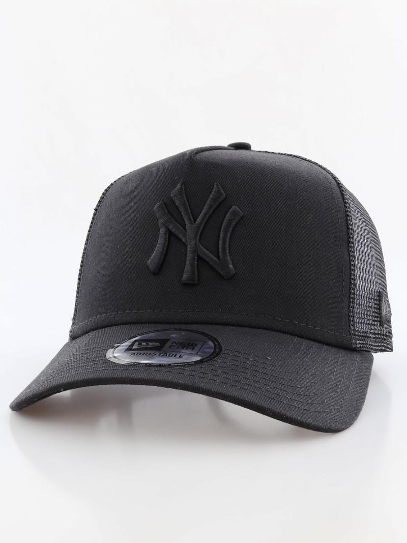 New Era Clean Trucker New York Yankees Black/Black Cap, , large image number 0