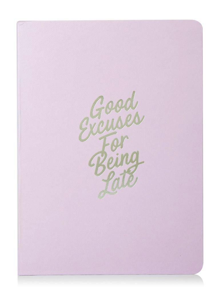Skinny Dip Notebook Good Excuses For Being Late, , large image number 0