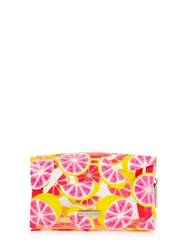 Skinny Dip Makeup Bag Glitter Grapefruit, , large image number 0