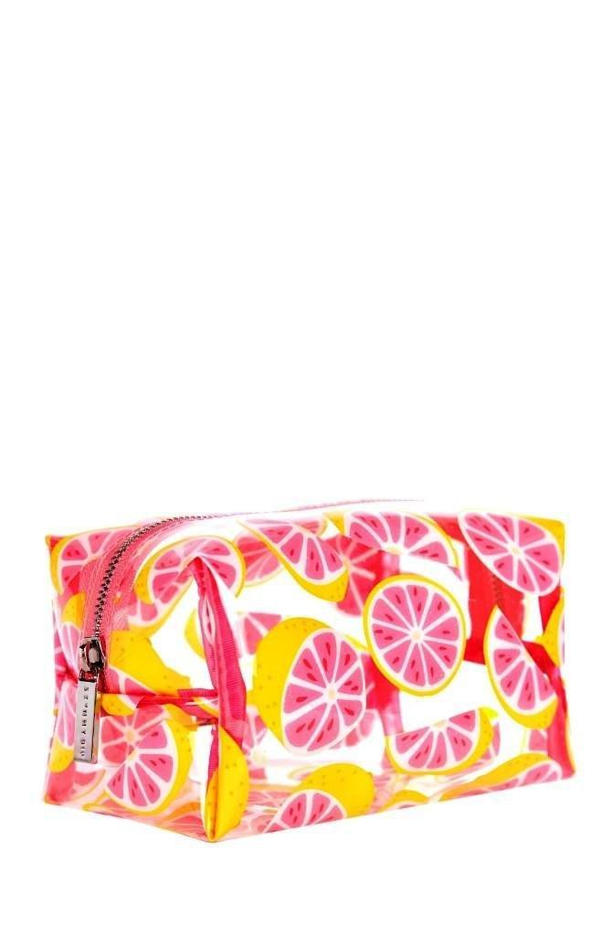 Skinny Dip Makeup Bag Glitter Grapefruit, , large image number 2