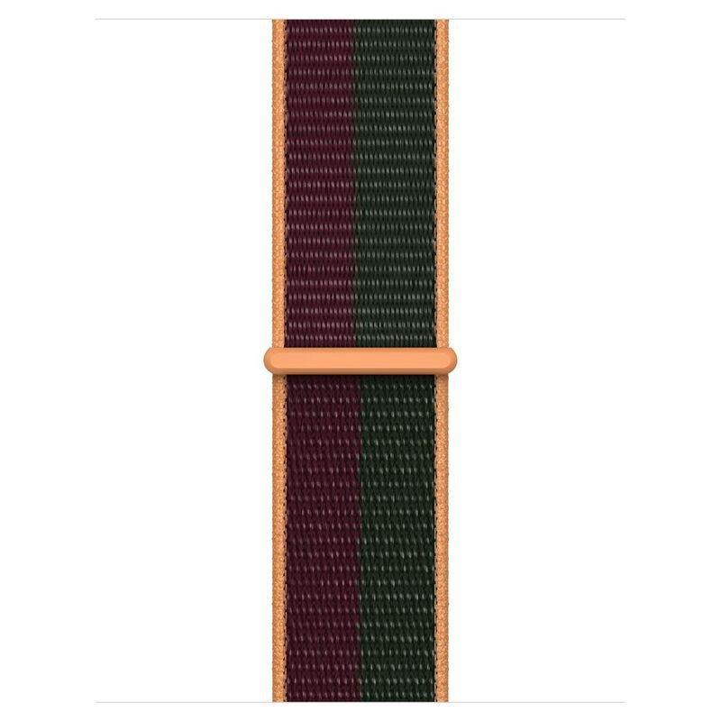 Apple 41mm Sport Loop for Apple Watch Dark Cherry/Forest Green - Regular (Compatible with Apple Watch 38/40/41mm), , large image number 0