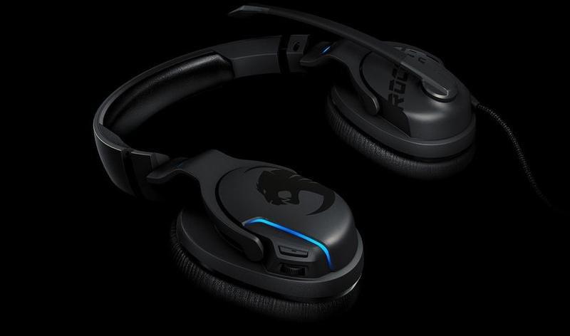 ROCCAT Khan AIMO Black 7.1 RGB Gaming Headset, , large image number 1
