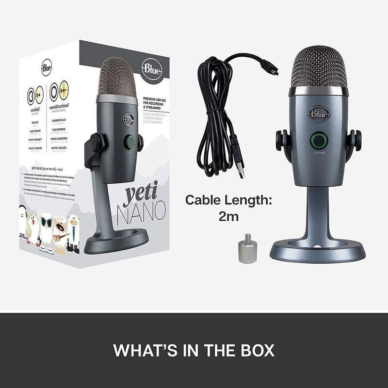 Blue Yeti Nano USB Microphone - Shadow Grey, , large image number 8