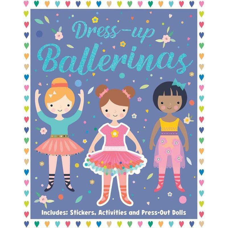 Sticker Dressup Book Ballerina | Parragon, , large image number 0