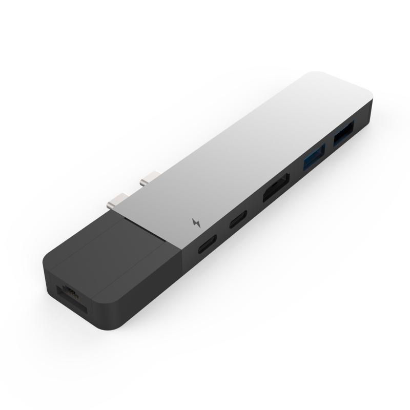 Hyper HyperDrive NET 6-in-2 USB-C Hub - Sliver, , large image number 4