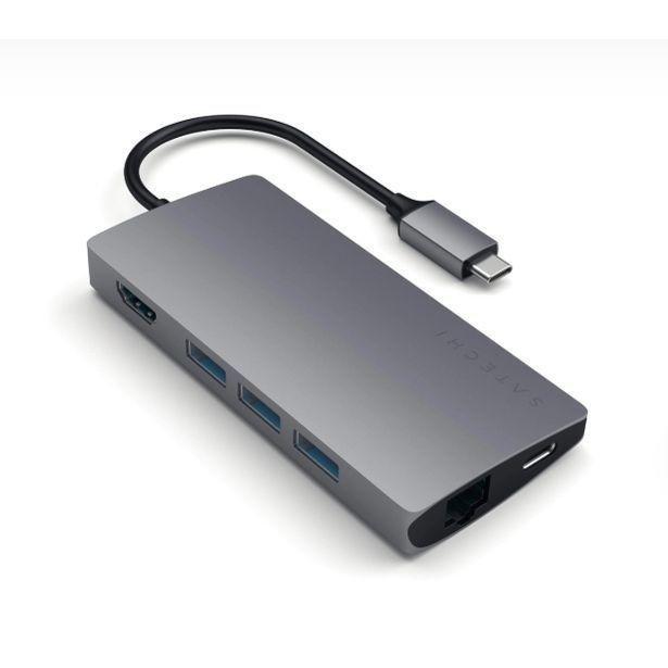 Satechi Type-C Multi-Port Adapter 4K Ethernet V2 Space Grey, , large image number 0