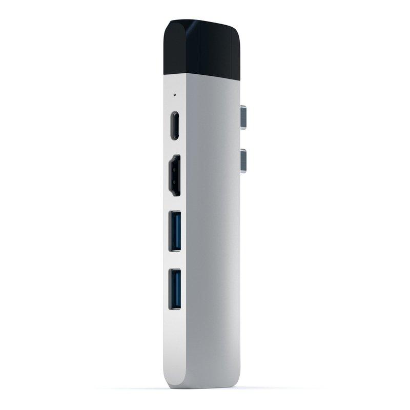 Satechi Type-C Pro Hub with Ethernet & 4K HDMI Silver, , large image number 0