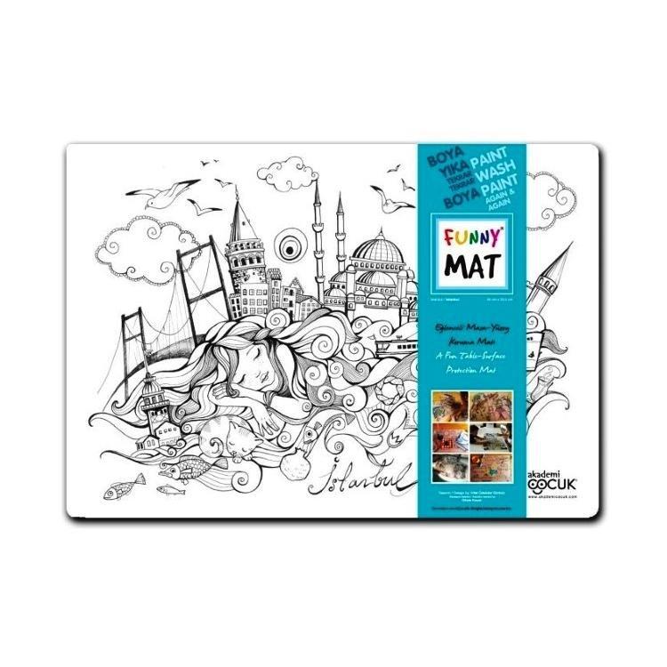 Funny Mat Activity Placemat Istanbul, , large image number 0