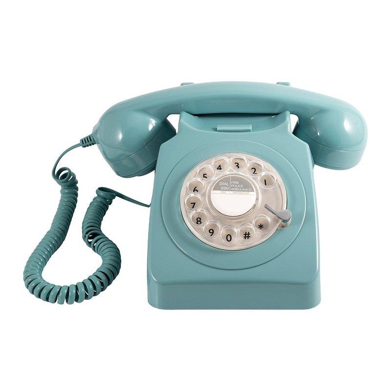 GPO Telephones 746 Rotary Blue, , large image number 0
