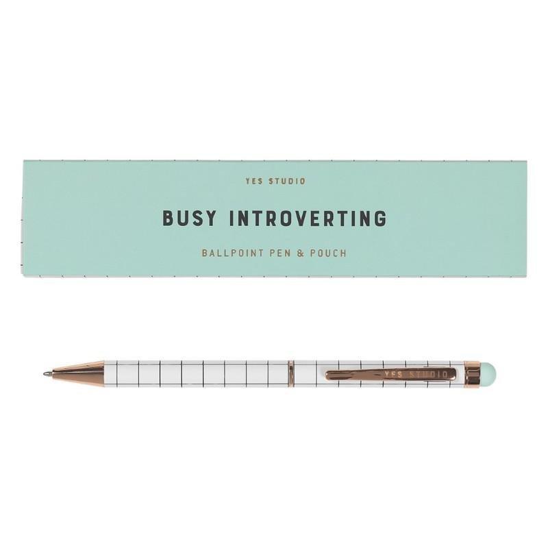 Yes Studio Busy Introverting Pen & Case, , large image number 0