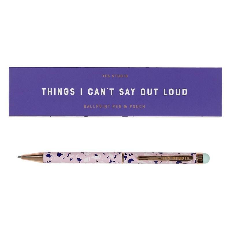 Yes Studio Things I Can't Say Pen & Case, , large image number 0