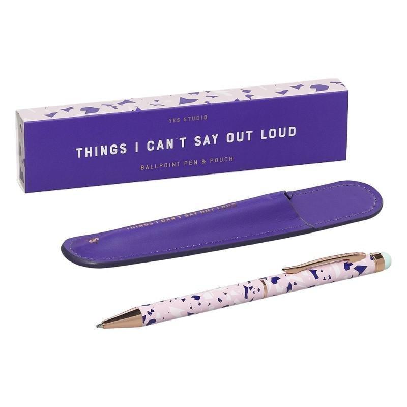 Yes Studio Things I Can't Say Pen & Case, , large image number 1