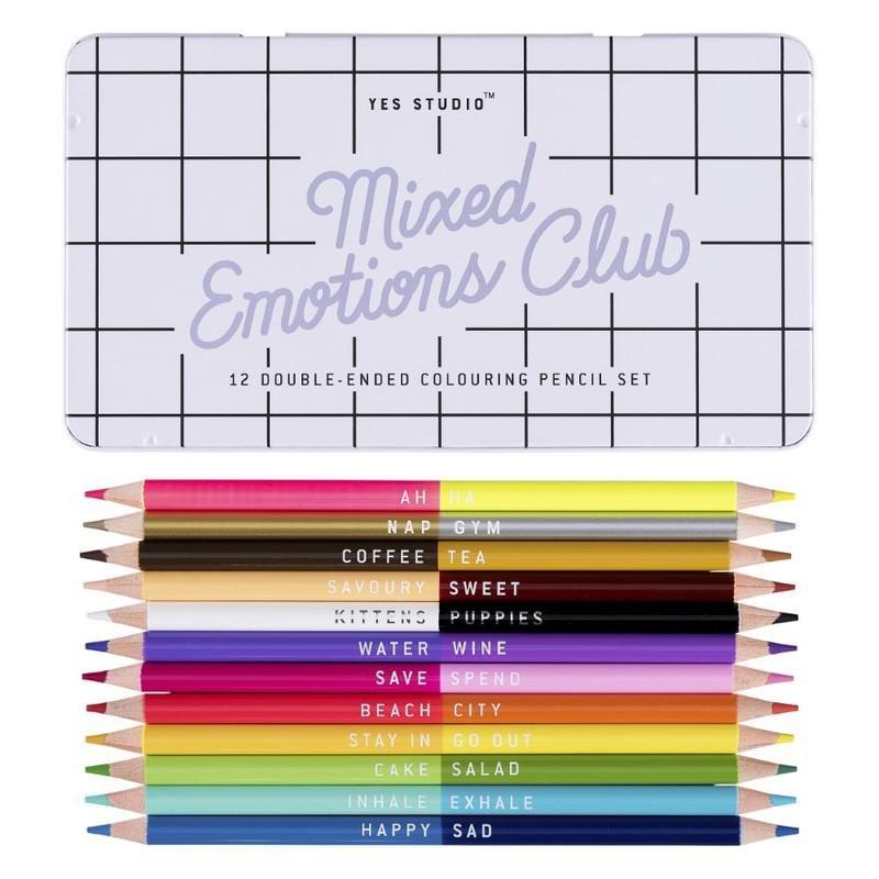 Yes Studio Mixed Emotions Colouring Pencils (Set of 12), , large image number 0