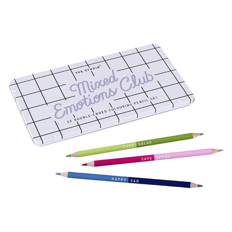 Yes Studio Mixed Emotions Colouring Pencils (Set of 12), , large image number 1