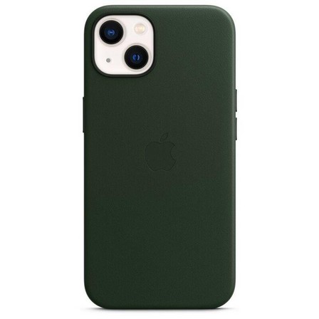 APPLE - Apple Leather Case with Magsafe for iPhone 13 - Sequoia Green