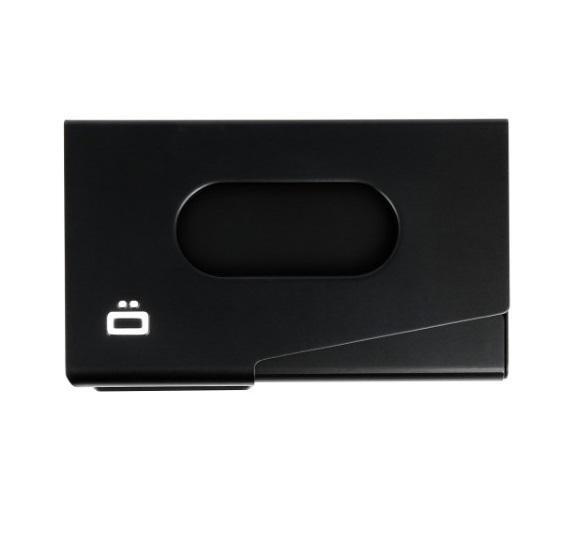 Ogon One Touch Aluminium Business Card Holder Black, , large image number 0