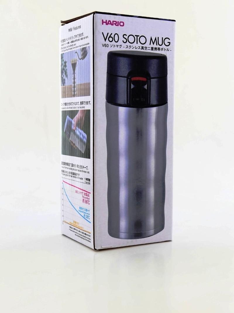 Hario V60 Soto Vacuum Bottle Silver 350ml, , large image number 1